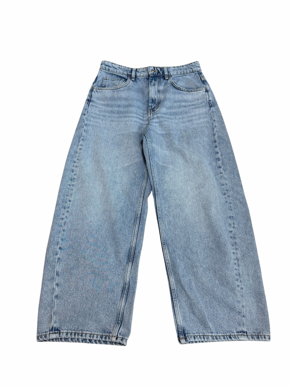 MNG by Mango Women's High Rise Barrel Leg Jeans | size 6